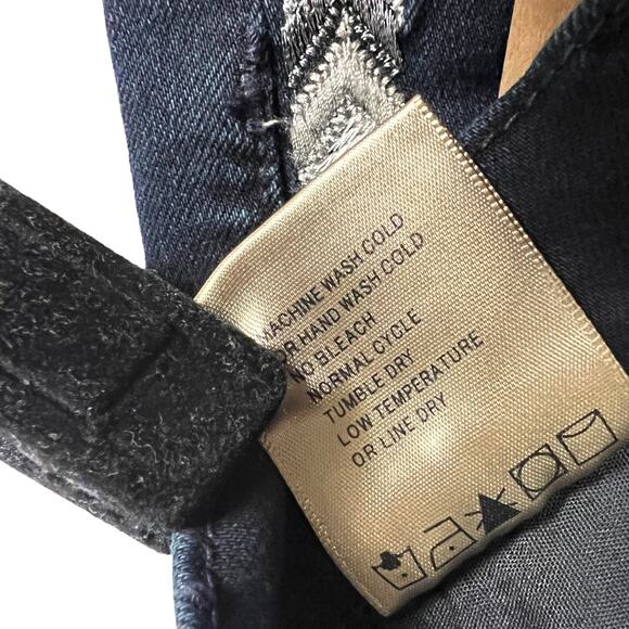 Driftwood Jeans Marilyn Classic Fit‎ Skinny Embroidered Raw Hem Women's 25 Denim - Picture 9 of 13